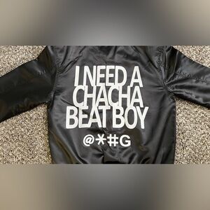 I Need A Cha Cha Beat Boy Bomber Jacket - Limited Edition
